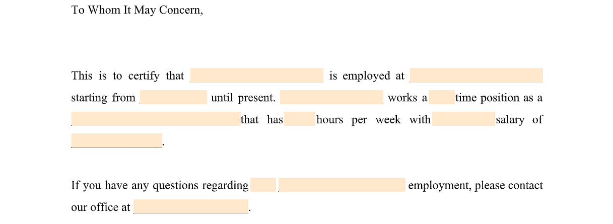 fillable employment verification letter edit sign download in pdf pdfrun