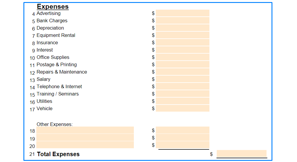 expenses